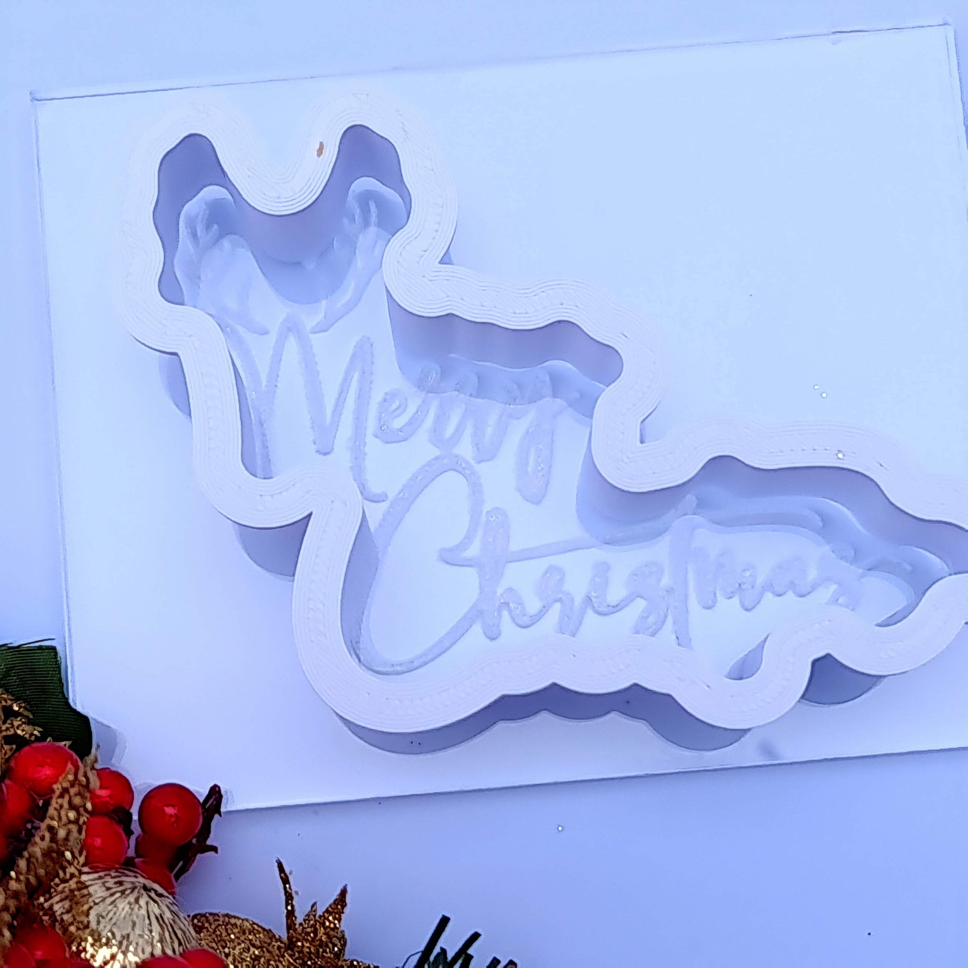 Merry Christmas DeBoss and matching cutter combo image 2