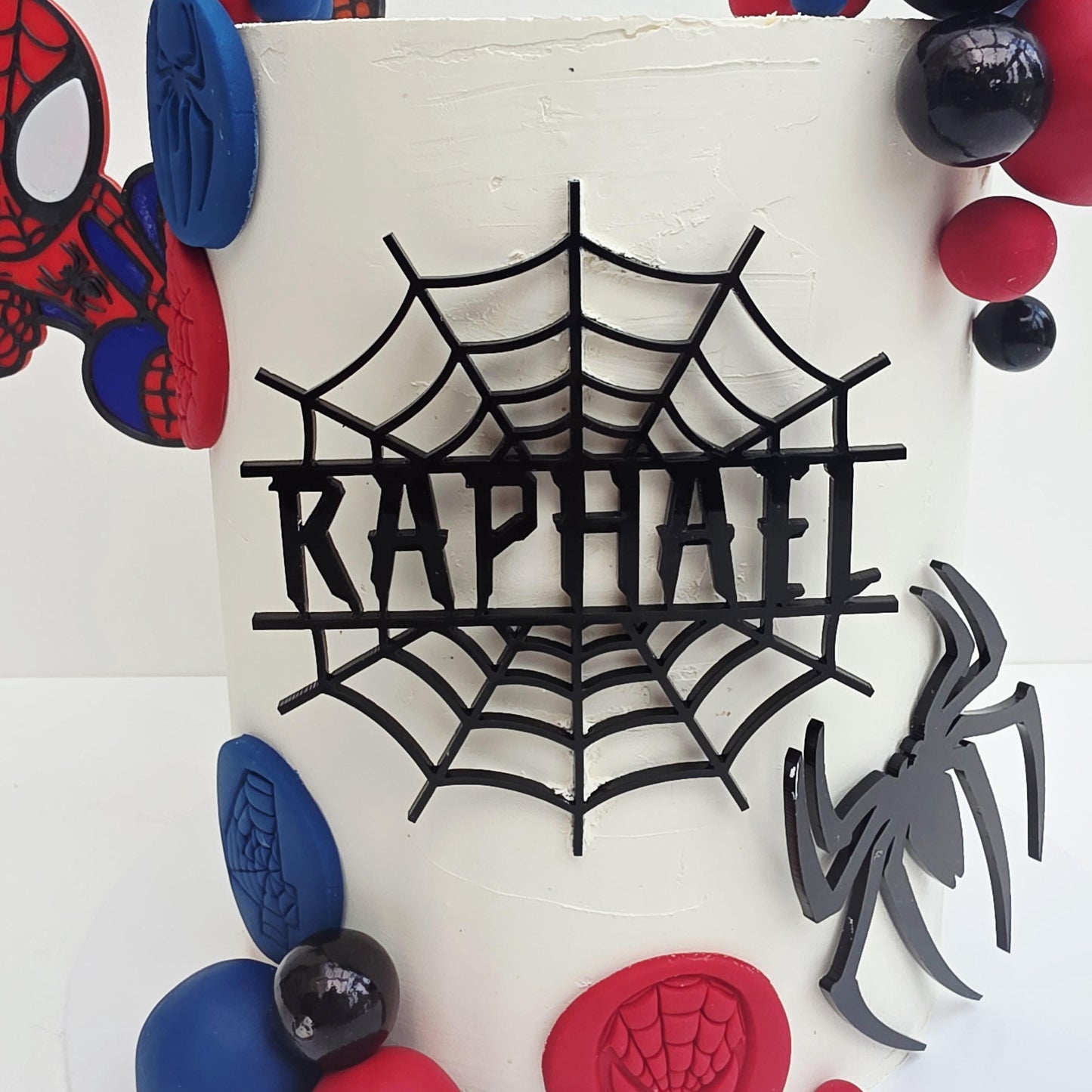 Spider-Man Cake Toppers | Superhero Birthday Party Decorations | Boys Cake Topper Set | Spiderman Theme Party Supplies