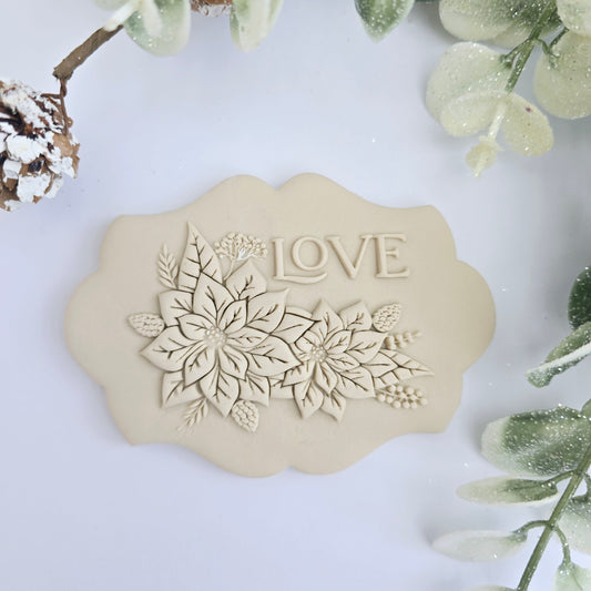Love floral - stamp and cutter image 0