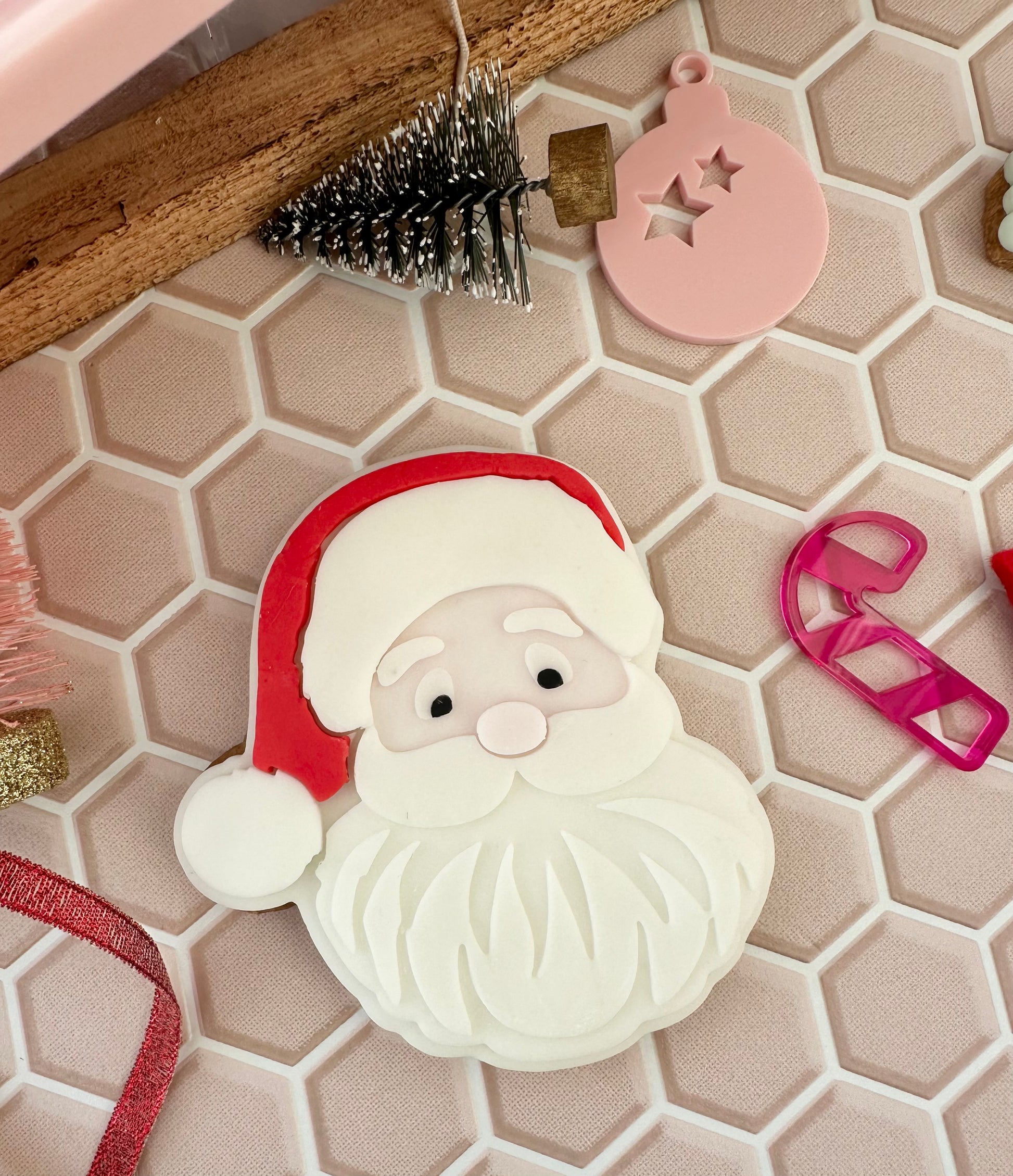 Santa -  PLA stamp and cutter image 2