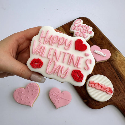 Happy Valentine`s day  - Deboss and cutter image 0