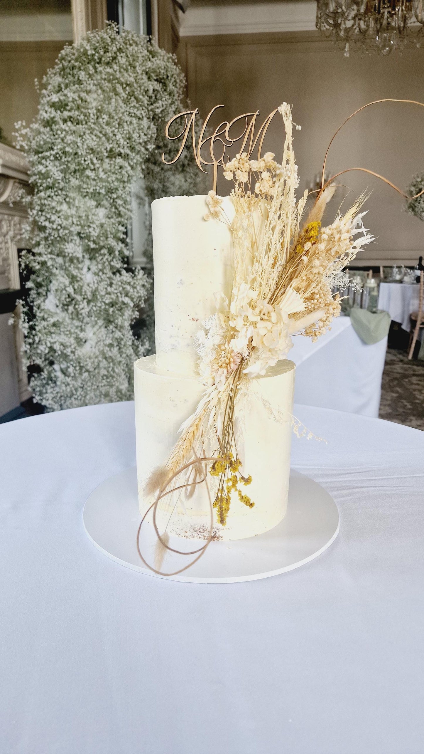 Custom monogram custom initials cake topper, Personalized Acrylic Cake topper