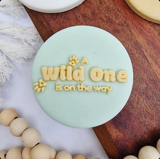 Wild one is on the way - Deboss stamp image 0