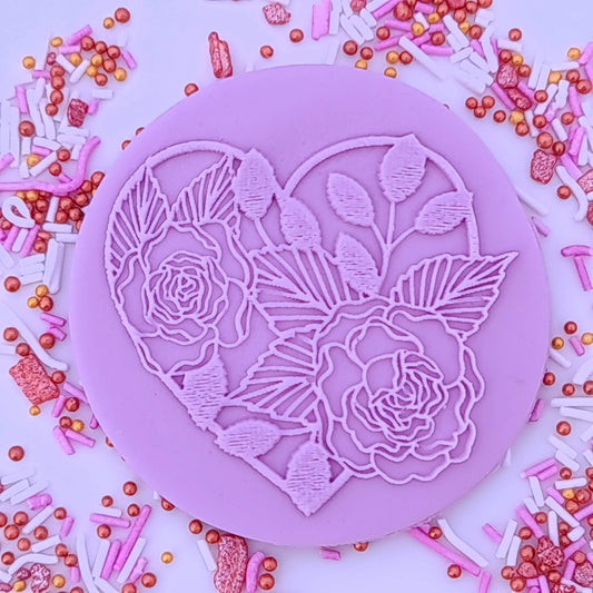 Love DeBoss - Heart with Flowers image 0