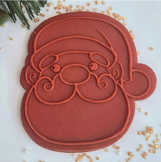 Christmas - Santa Deboss and Matching Cutter image 0