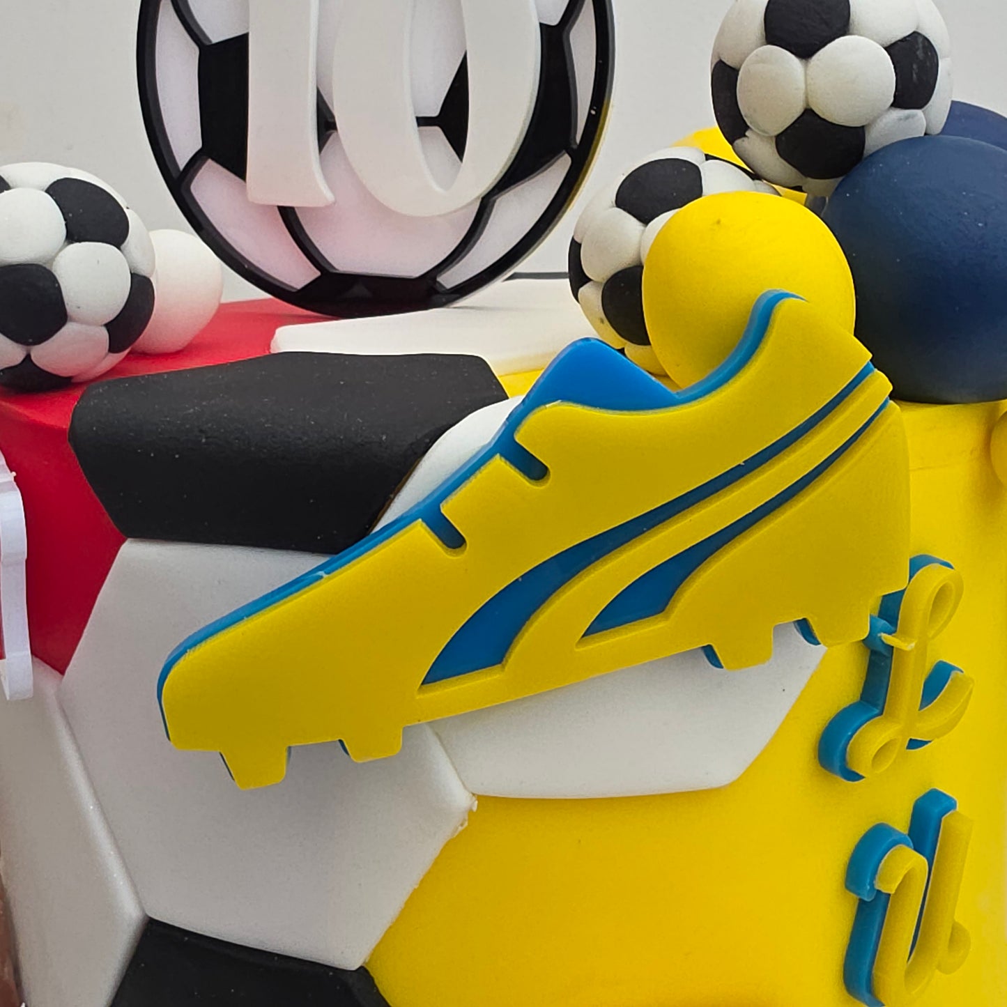 Personalised Football topper set