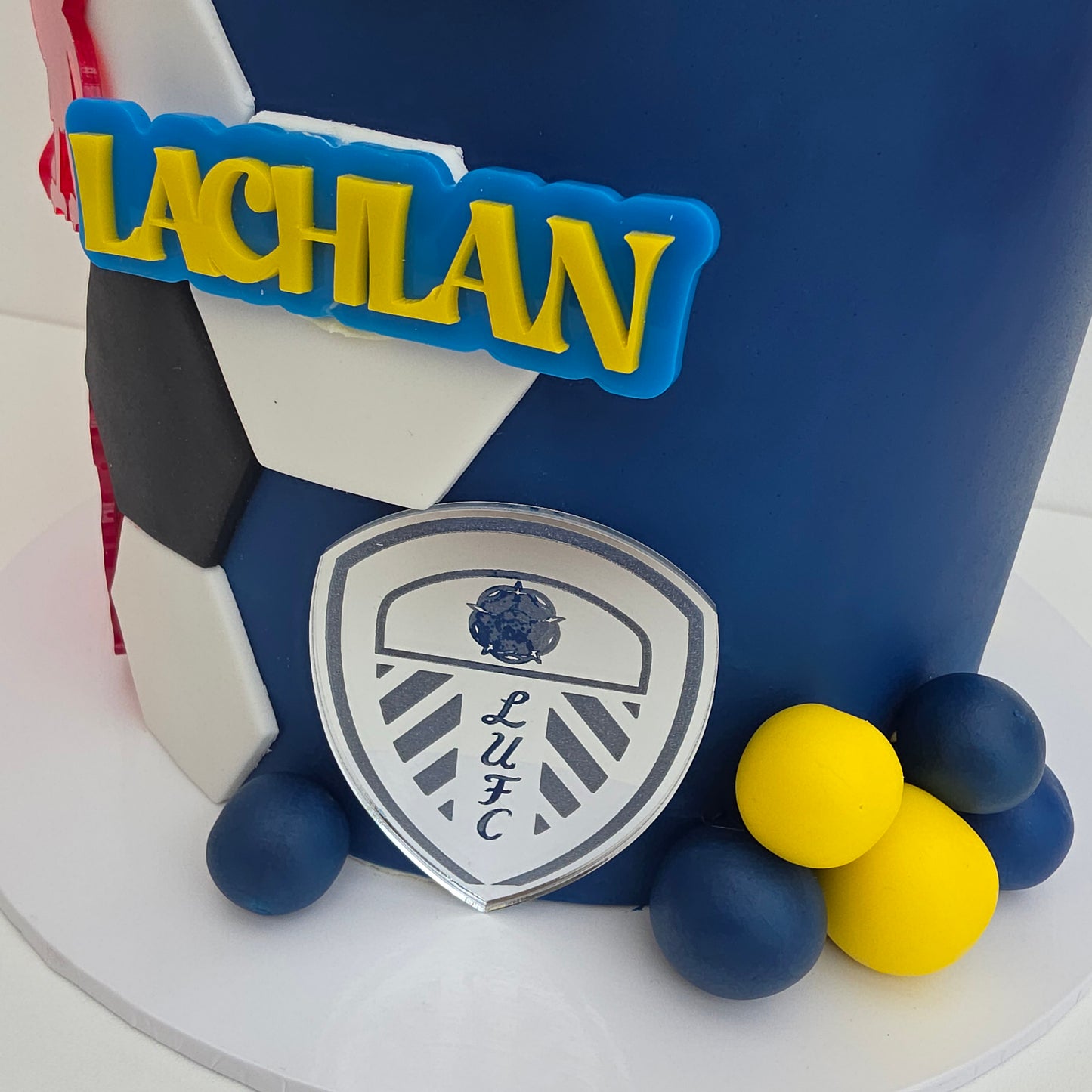 Personalised Football topper set