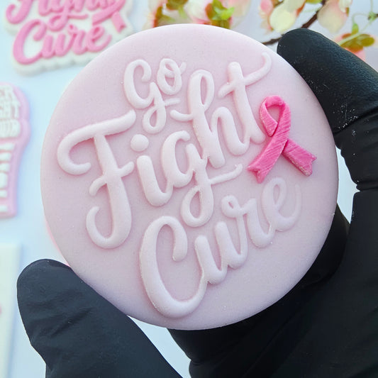 Fight Breast Cancer Cookie Stamp