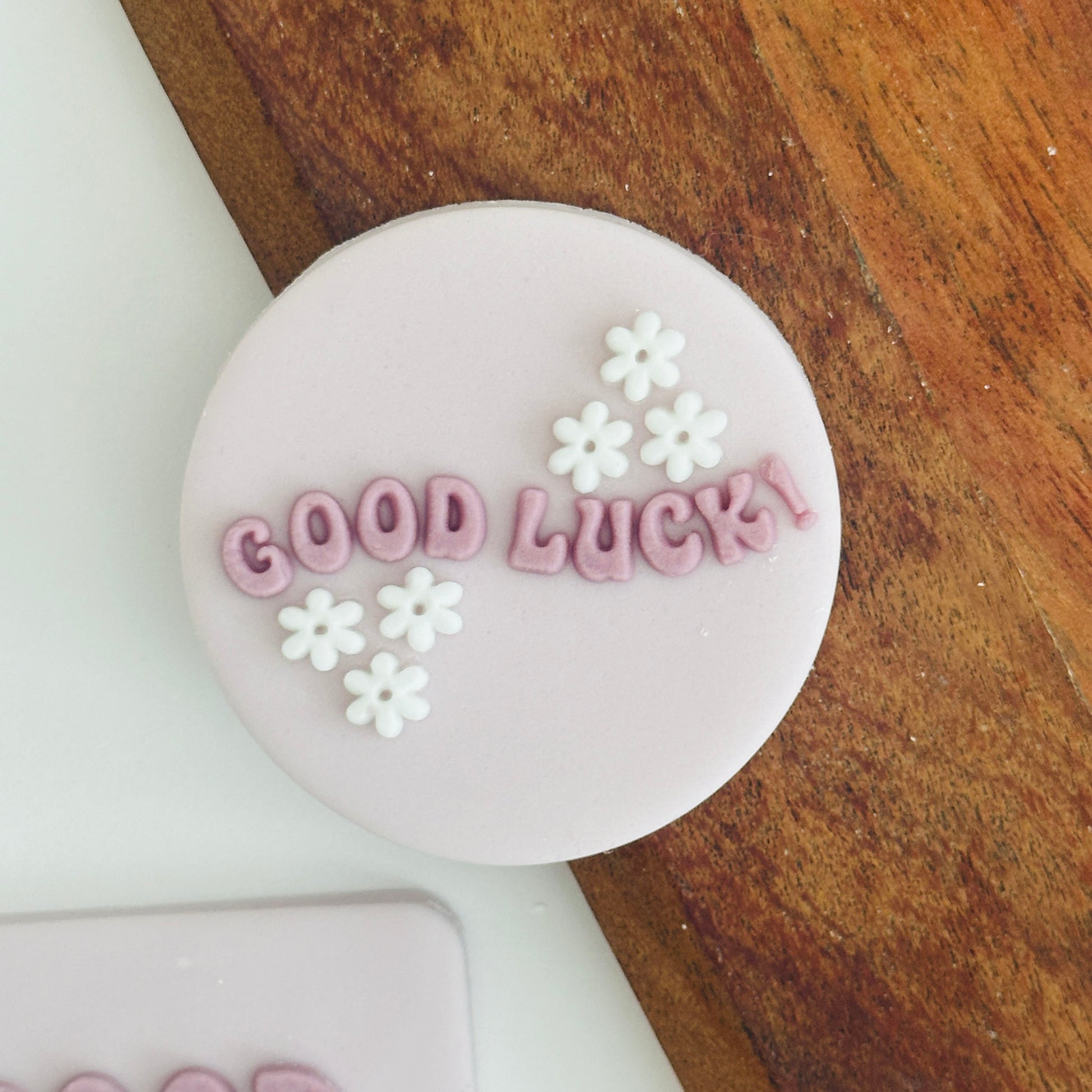 Good Luck - Deboss stamp image 0