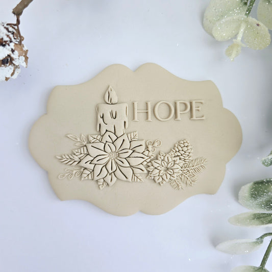 Hope floral - stamp and cutter image 0