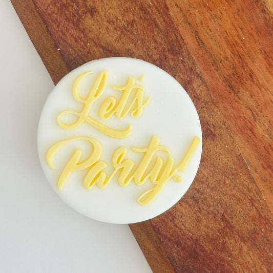Let`s Party- Deboss stamp image 0