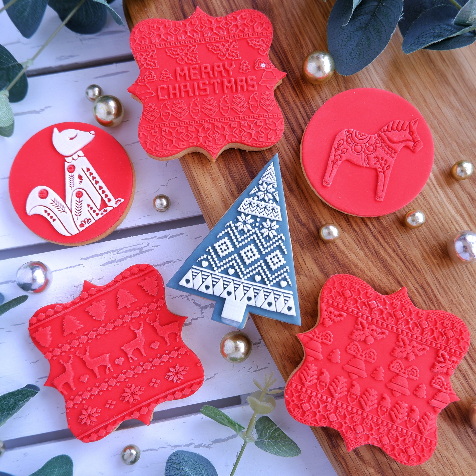 Christmas - Nordic Christmas tree and matching Cutter image 1