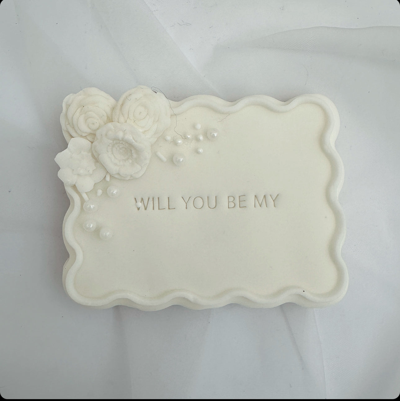 Rectangle Wavy Biscuit frame -  Deboss and Cutter image 0