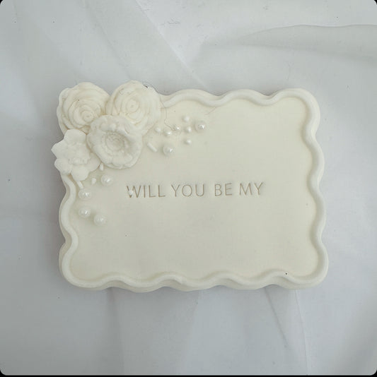 Rectangle Wavy Biscuit frame -  Deboss and Cutter image 0