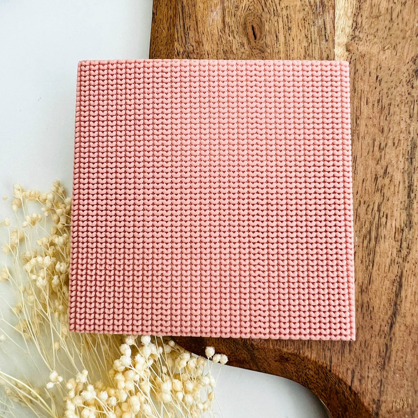 Micro Knitted Pattern DeBoss Big Size Stamp image 0