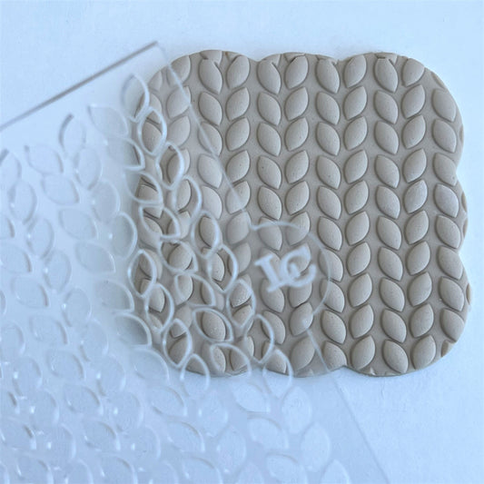 Knitted Pattern - Flat Stencil image 0
