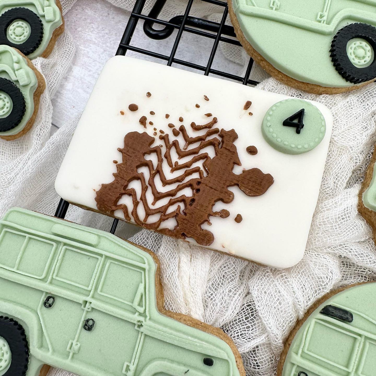 Mud Pattern - Deboss stamp image 0