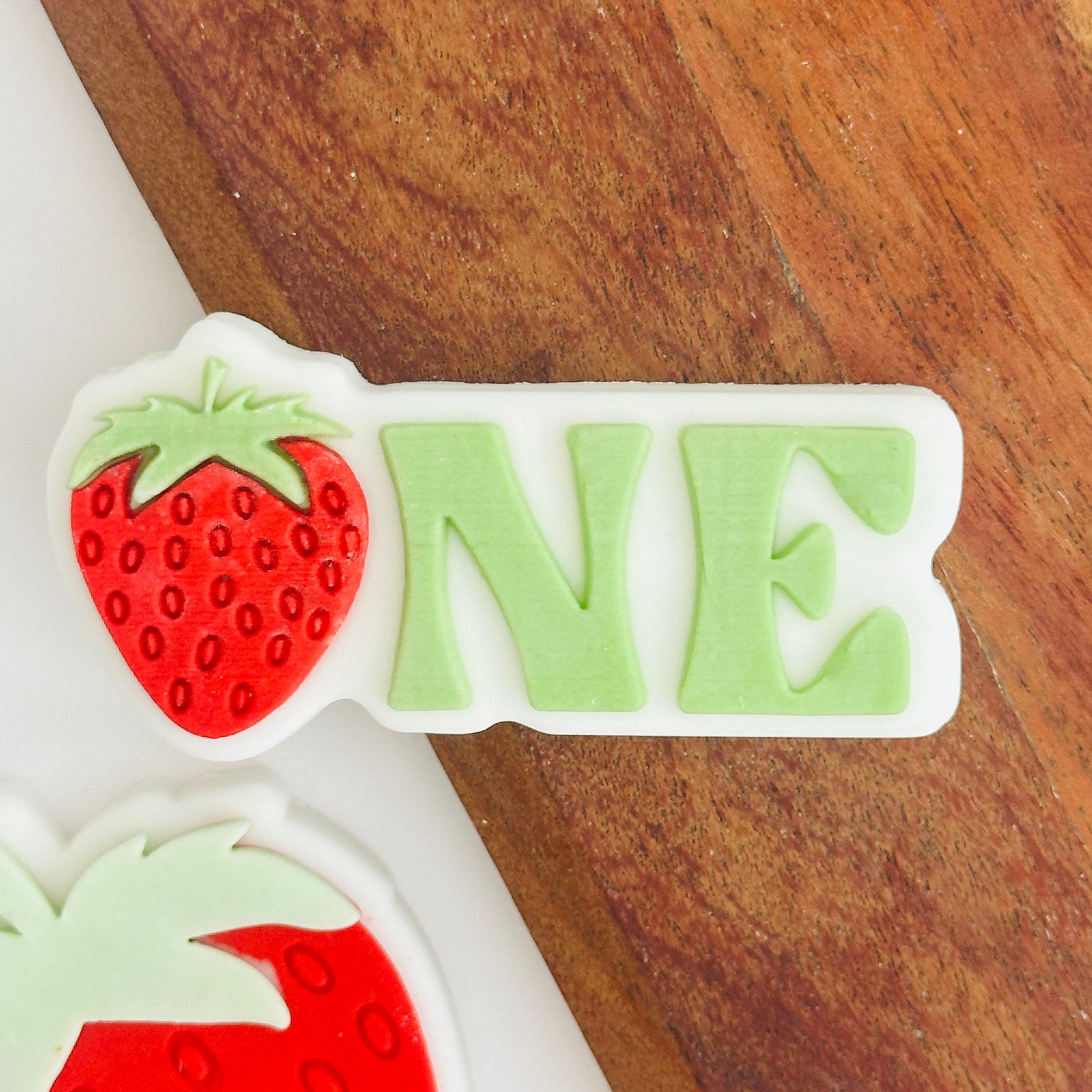 One  - Stamp and Matching Cutter image 0