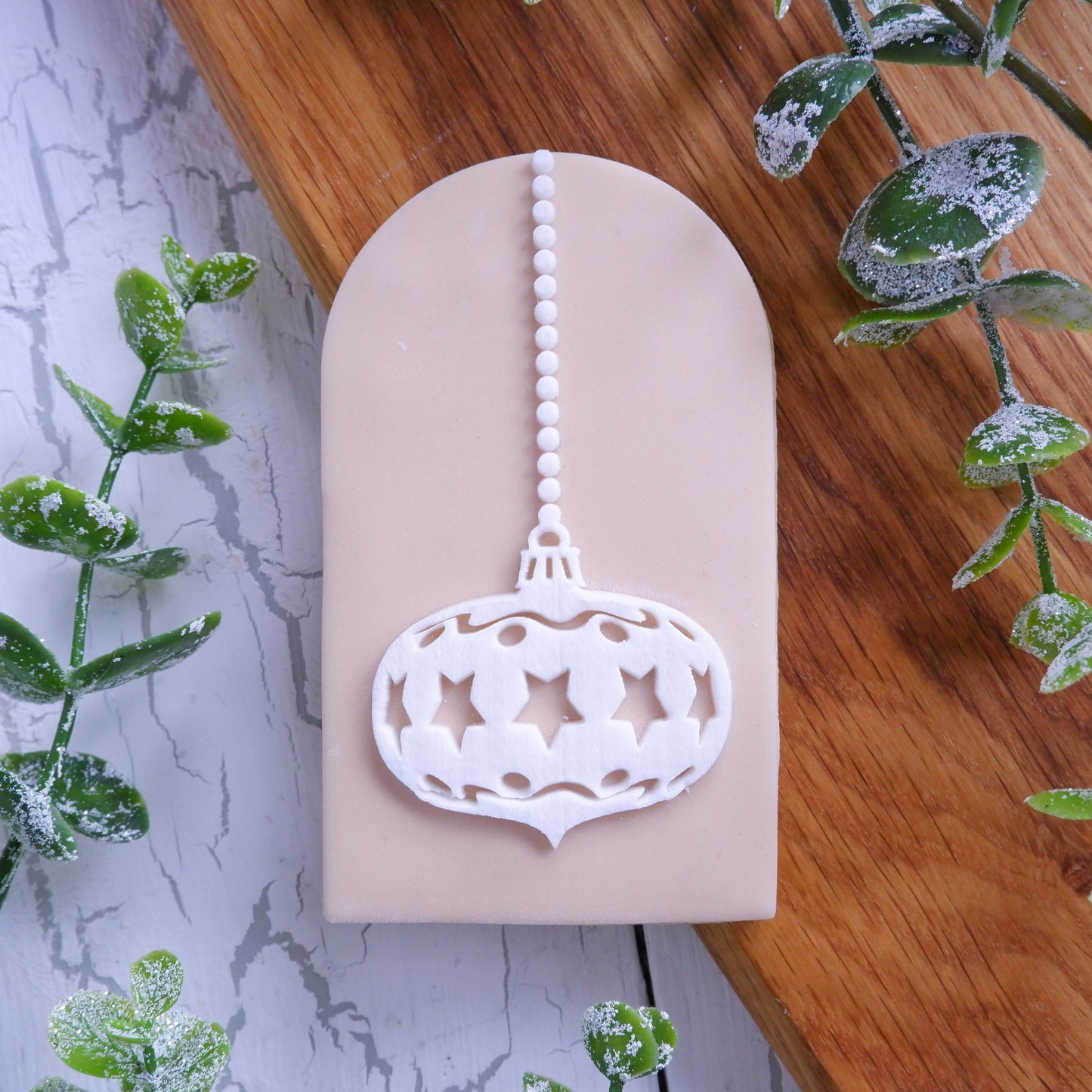 Christmas -Hanging Bauble Deboss image 0