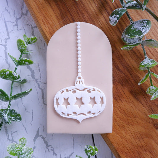 Christmas -Hanging Bauble Deboss image 0