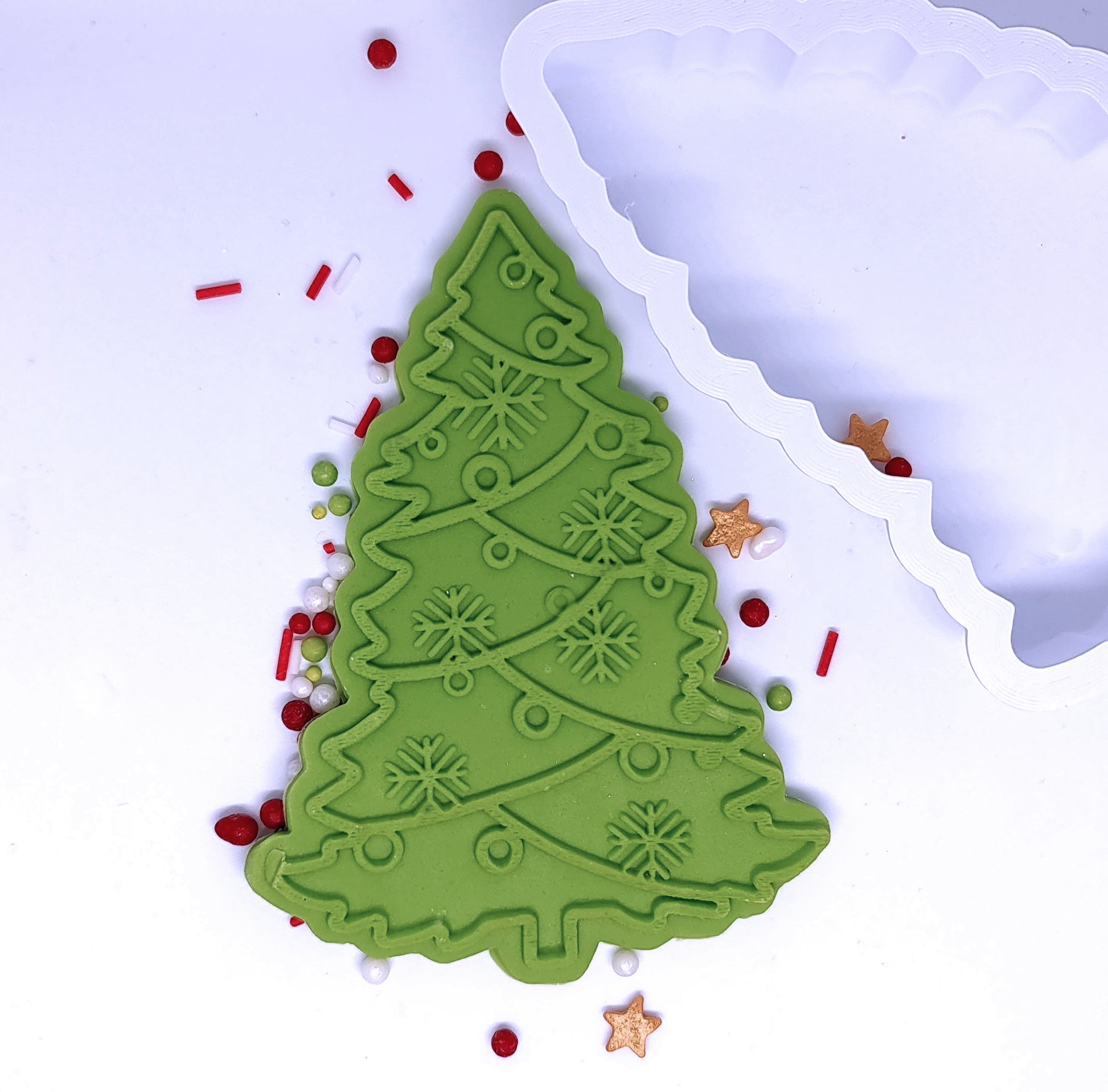 Christmas Tree DeBoss and matching cutter combo image 0