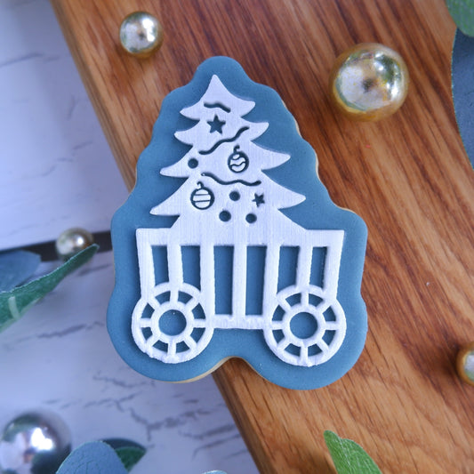 Christmas - Train DeBoss and matching Cutter image 0