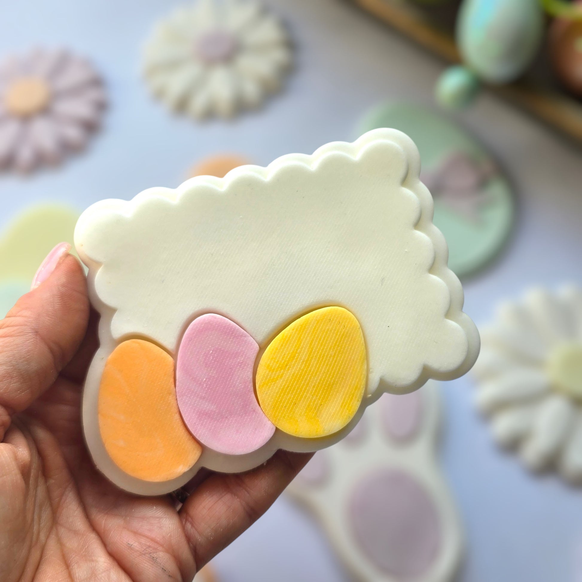 Easter message board - PLA embosser and matching cutter image 0