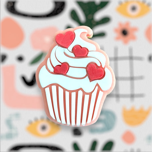 Cupcake  - PLA embosser and matching cutter image 0
