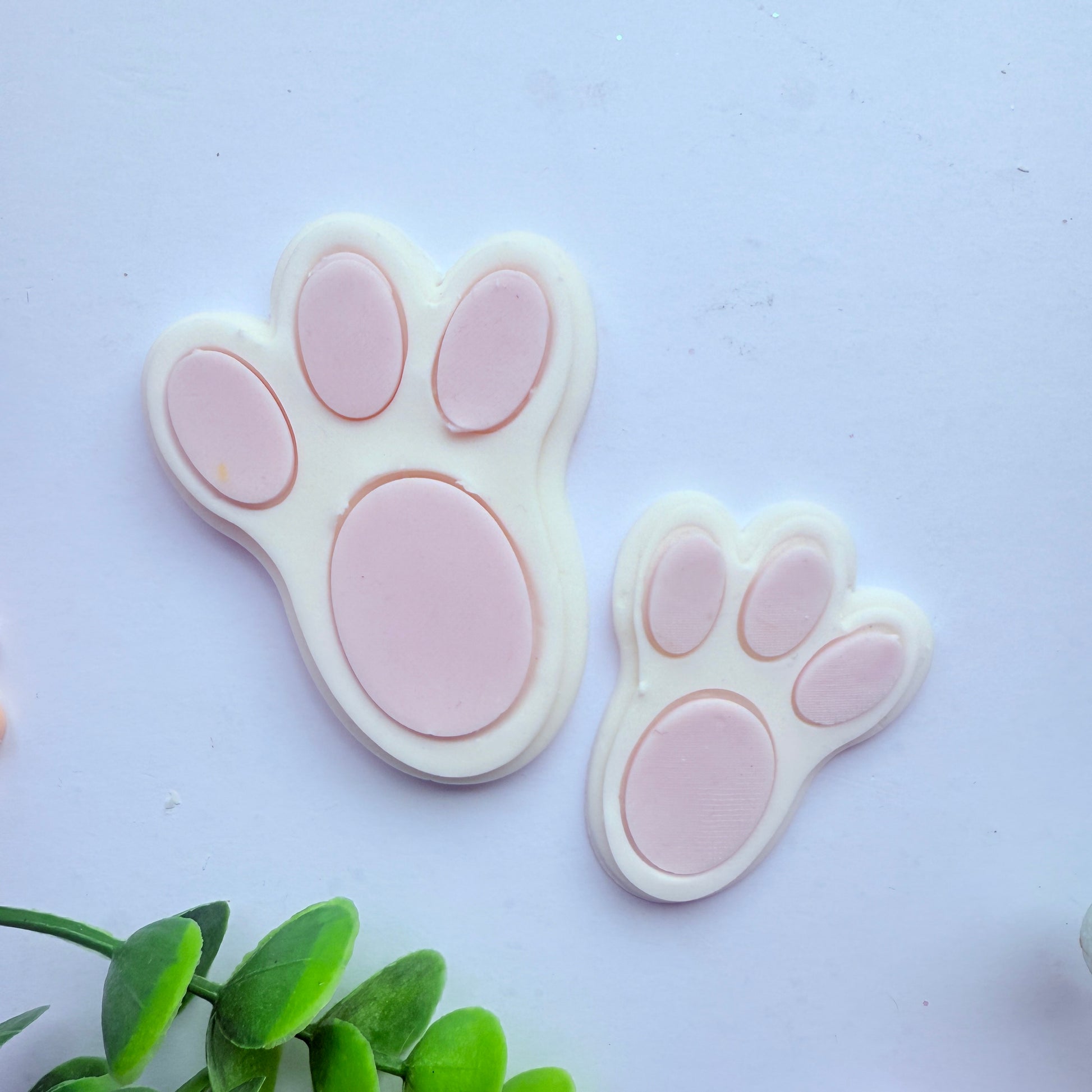 Bunny feet  - PLA embosser and matching cutter image 1