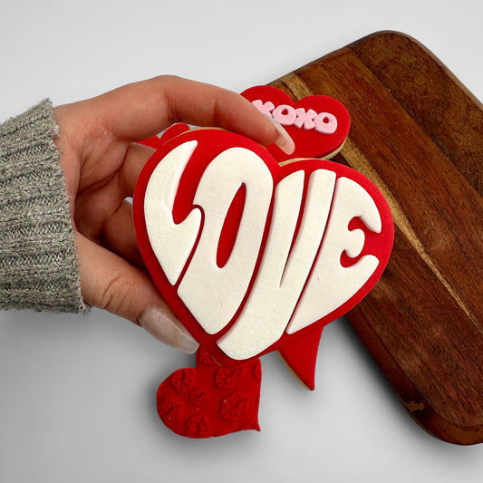 Love heart - Deboss and cutter image 0
