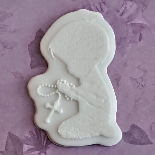 Cute Praying Boy - DeBoss & Cutter image 0