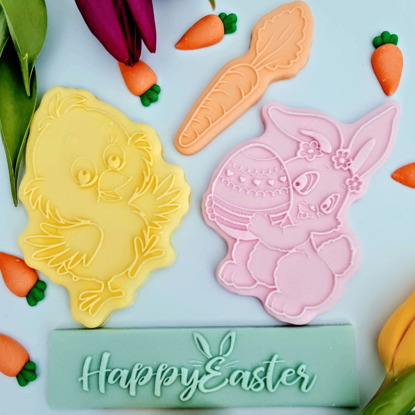 Easter Bunny - Deboss & Cutter image 1