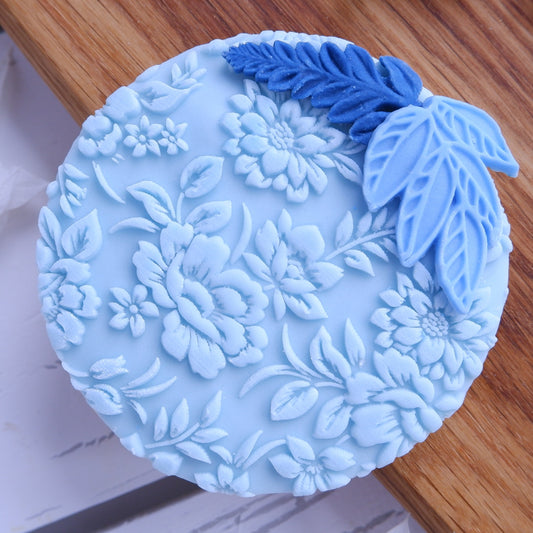 Flower Pattern DeBoss Stamp image 0