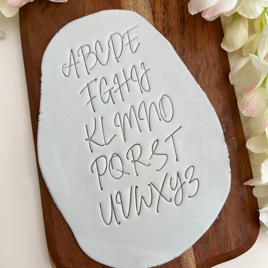 Laser Script Fonts - Script Uppercase Individual Letters image 0