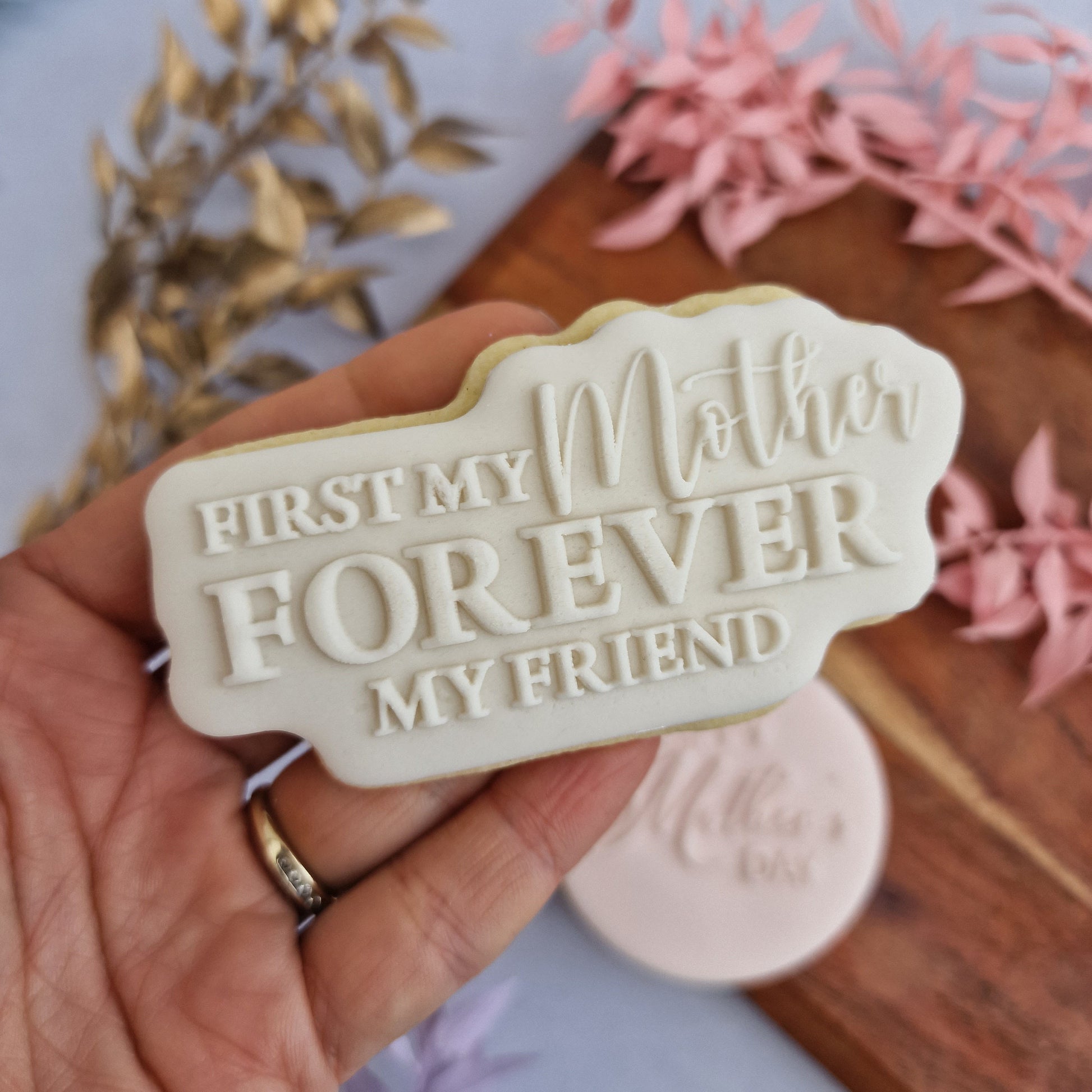 First my mother - stamp and matching cutter image 0