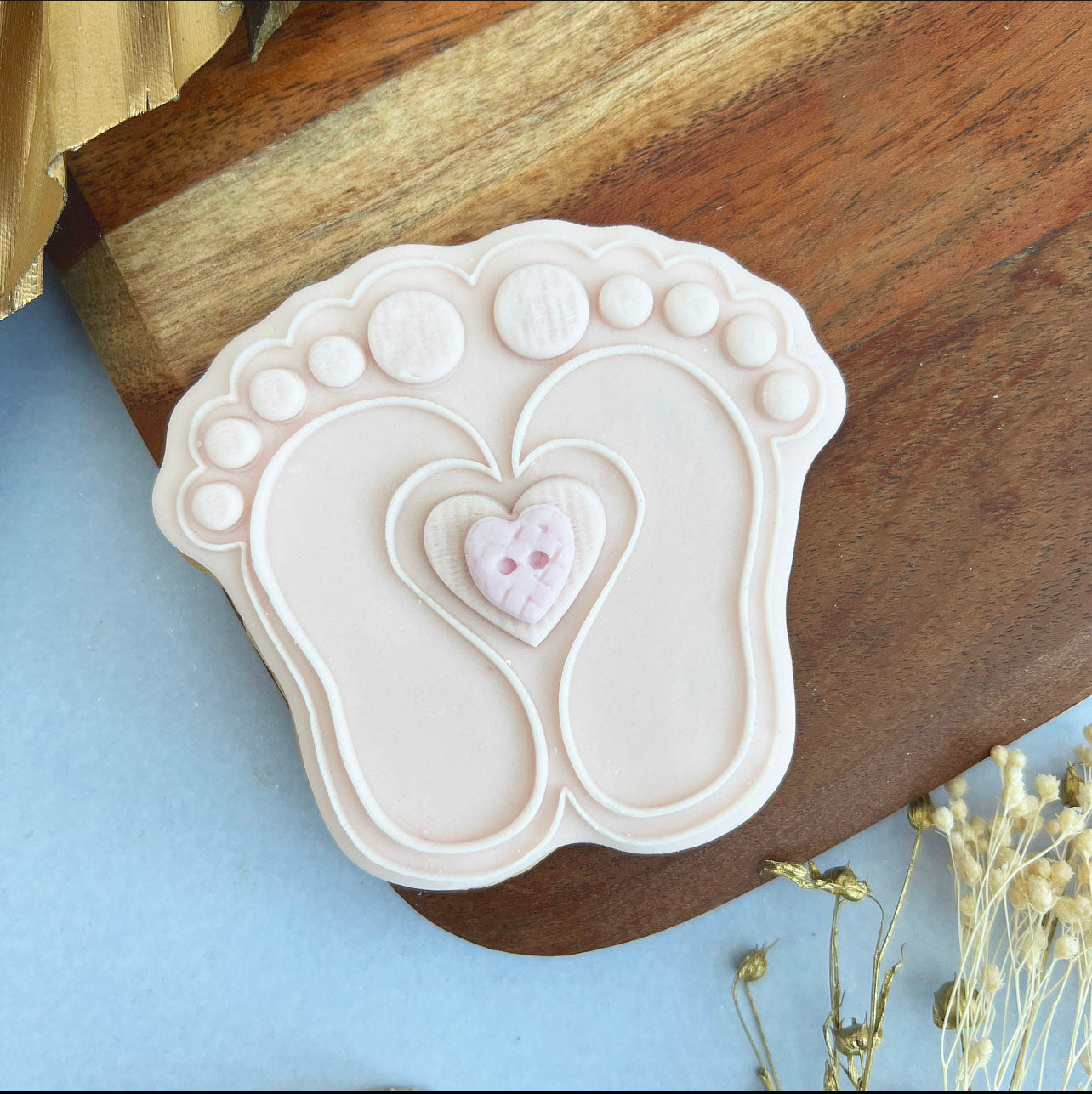 Baby - Baby feet DeBoss & Matching Cutter image 0