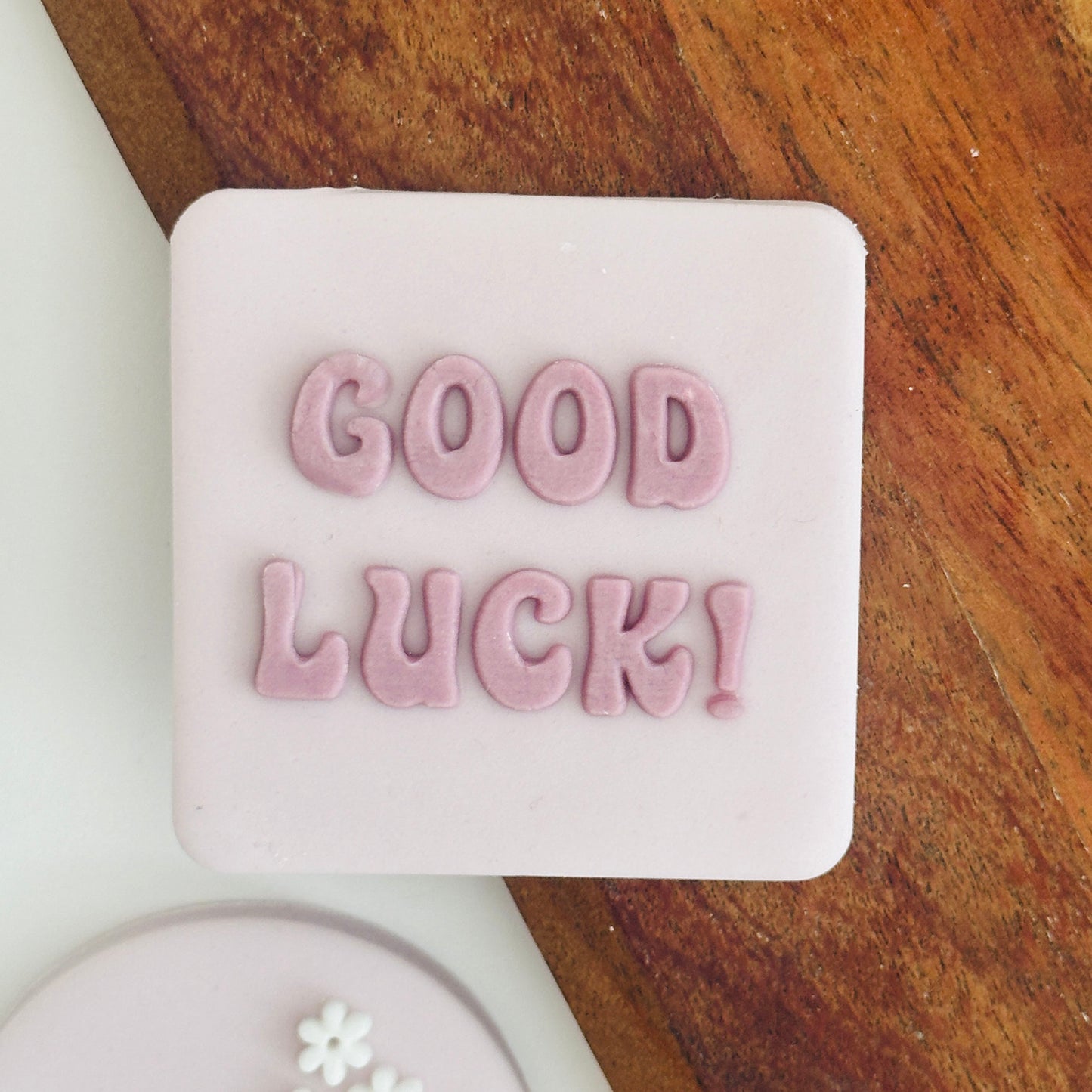 Good Luck - Deboss stamp image 0