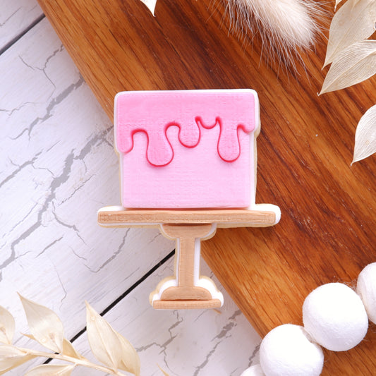 Drip Cake - Deboss stamp with matching cutters image 0
