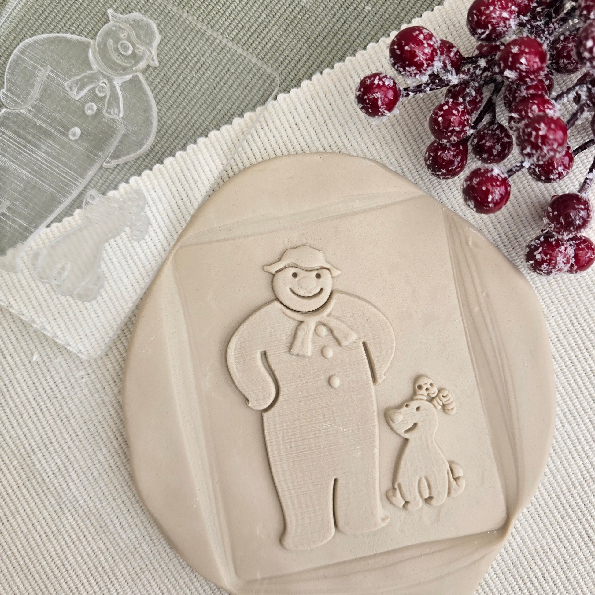 Snowman and snowdog image 2