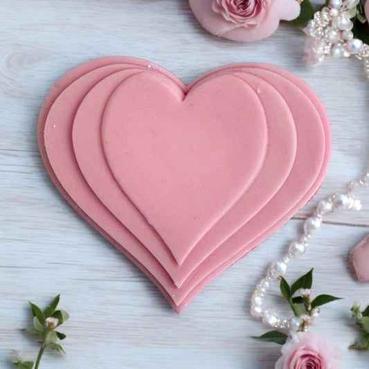 Hearts- PLA embosser and matching cutter image 0