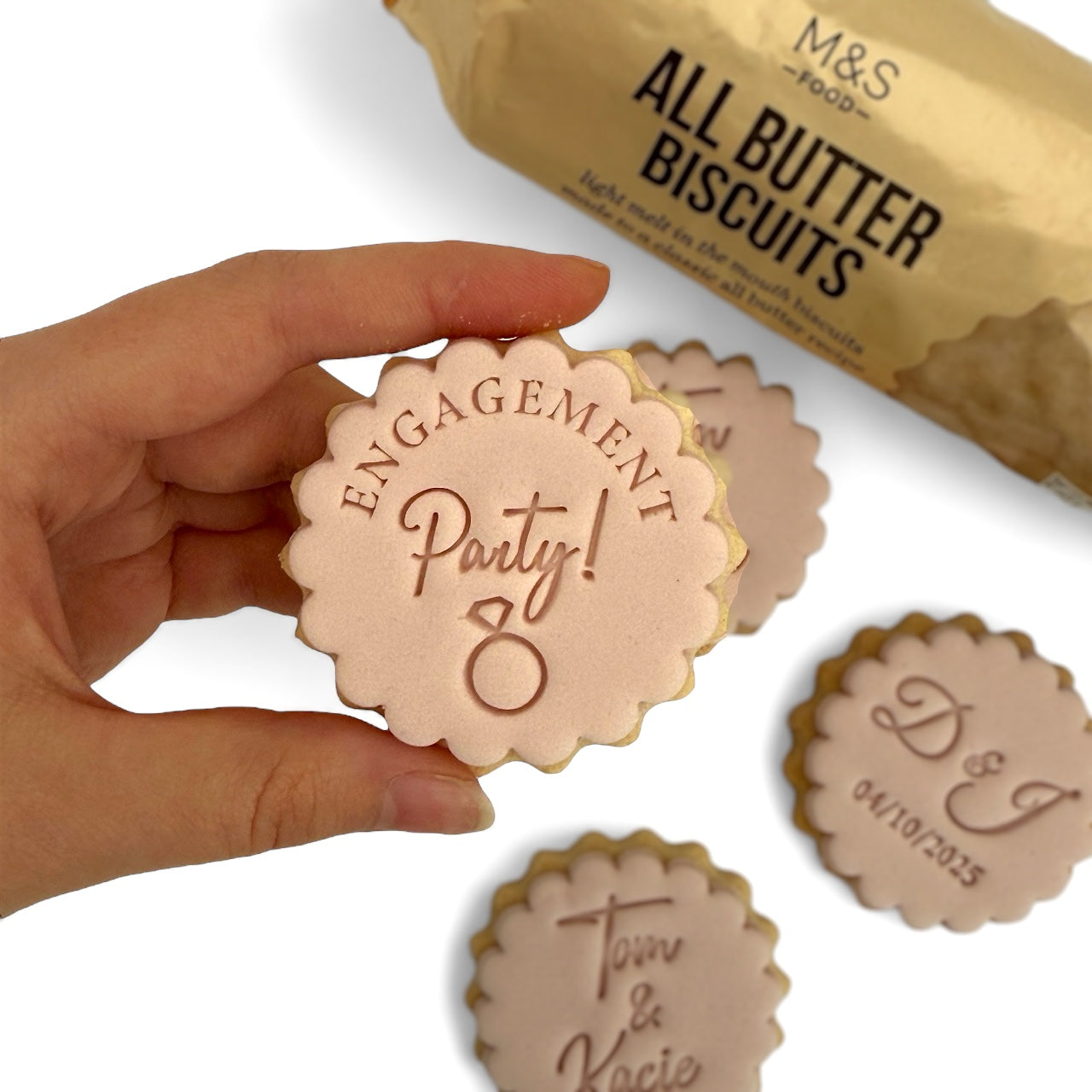Engagement Party Cookie Stamp and Cutter