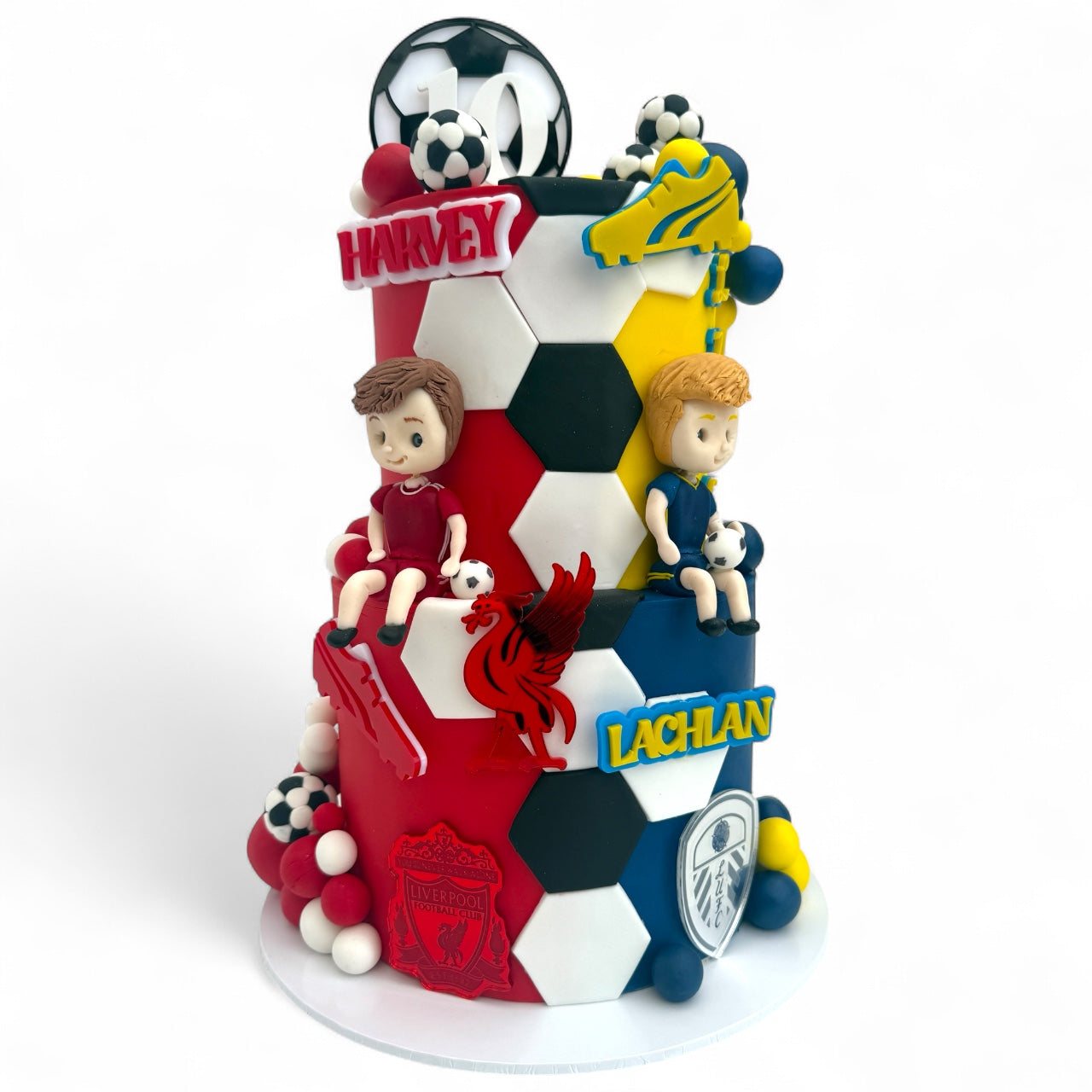 Personalised Football topper set