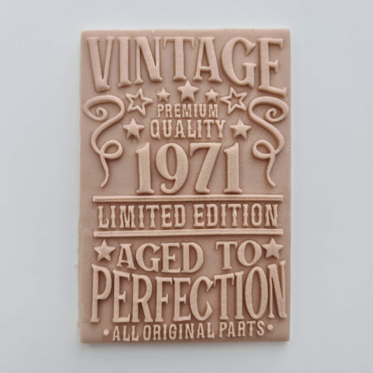 Aged to Perfection - Customizable Deboss & Cutter image 0
