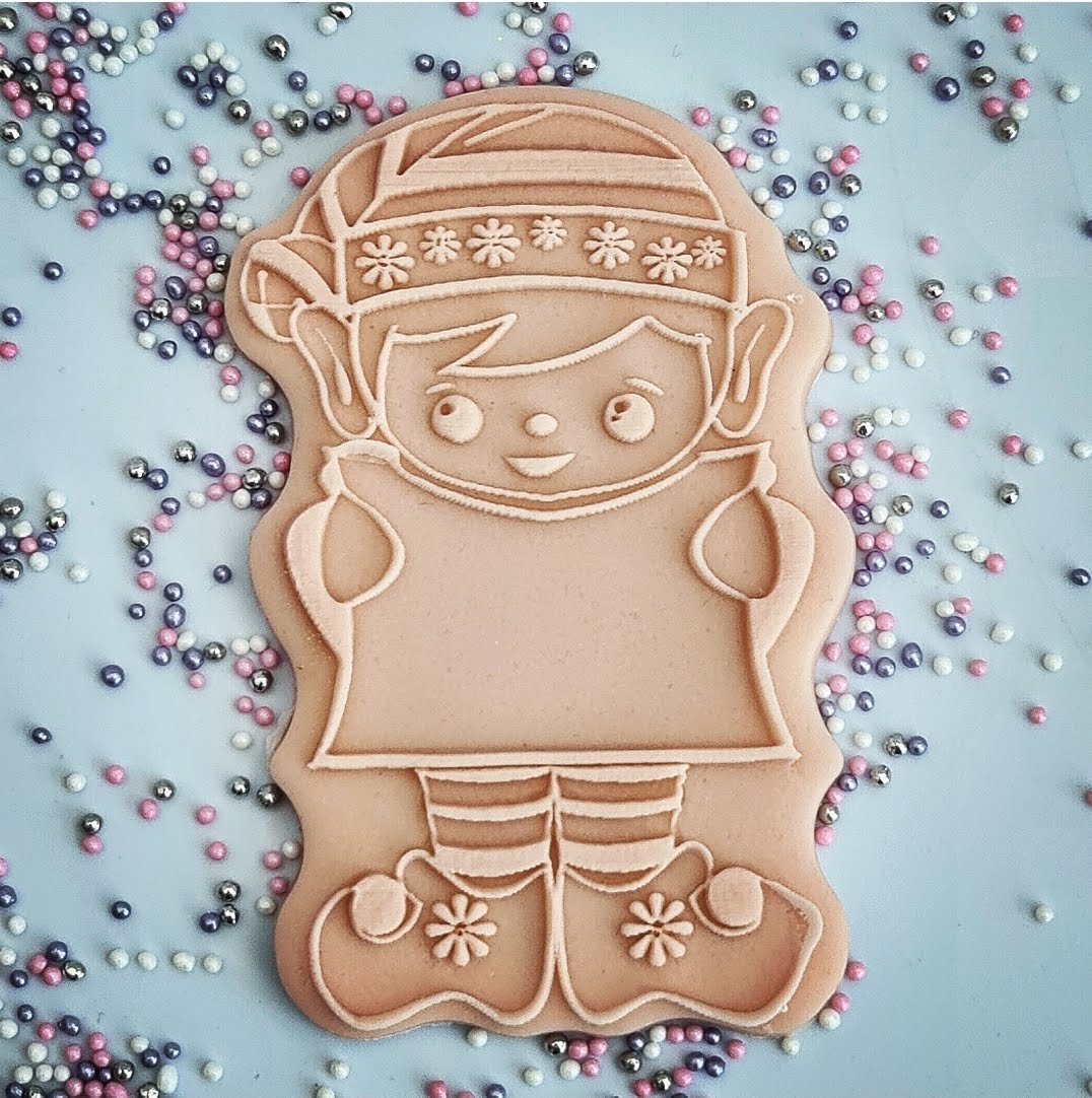 Christmas - Little Elf Deboss and Matching Cutter image 0