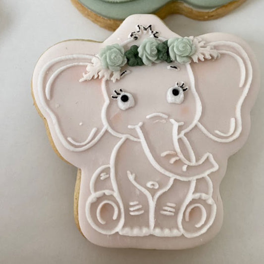 Jungle Animals - Cute elephant and cutter image 0