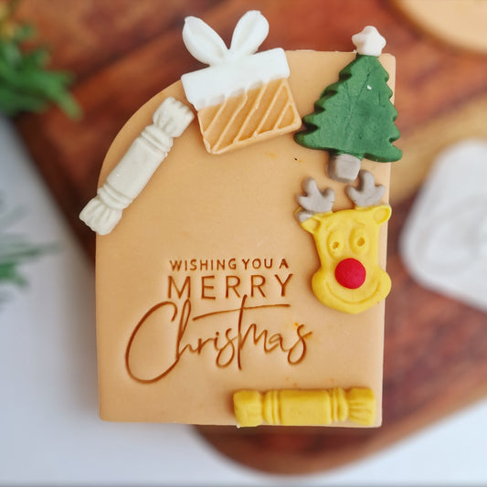 Wishing you a merry Christmas -  impression stamp image 0