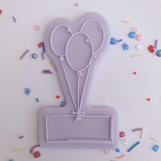 Happy Birthday -  Balloons with a board DeBoss & Cutter image 0