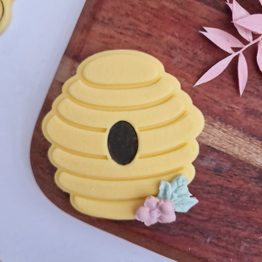 Winnie the pooh - BEE HIVE  Stamp and Matching Cutter image 0