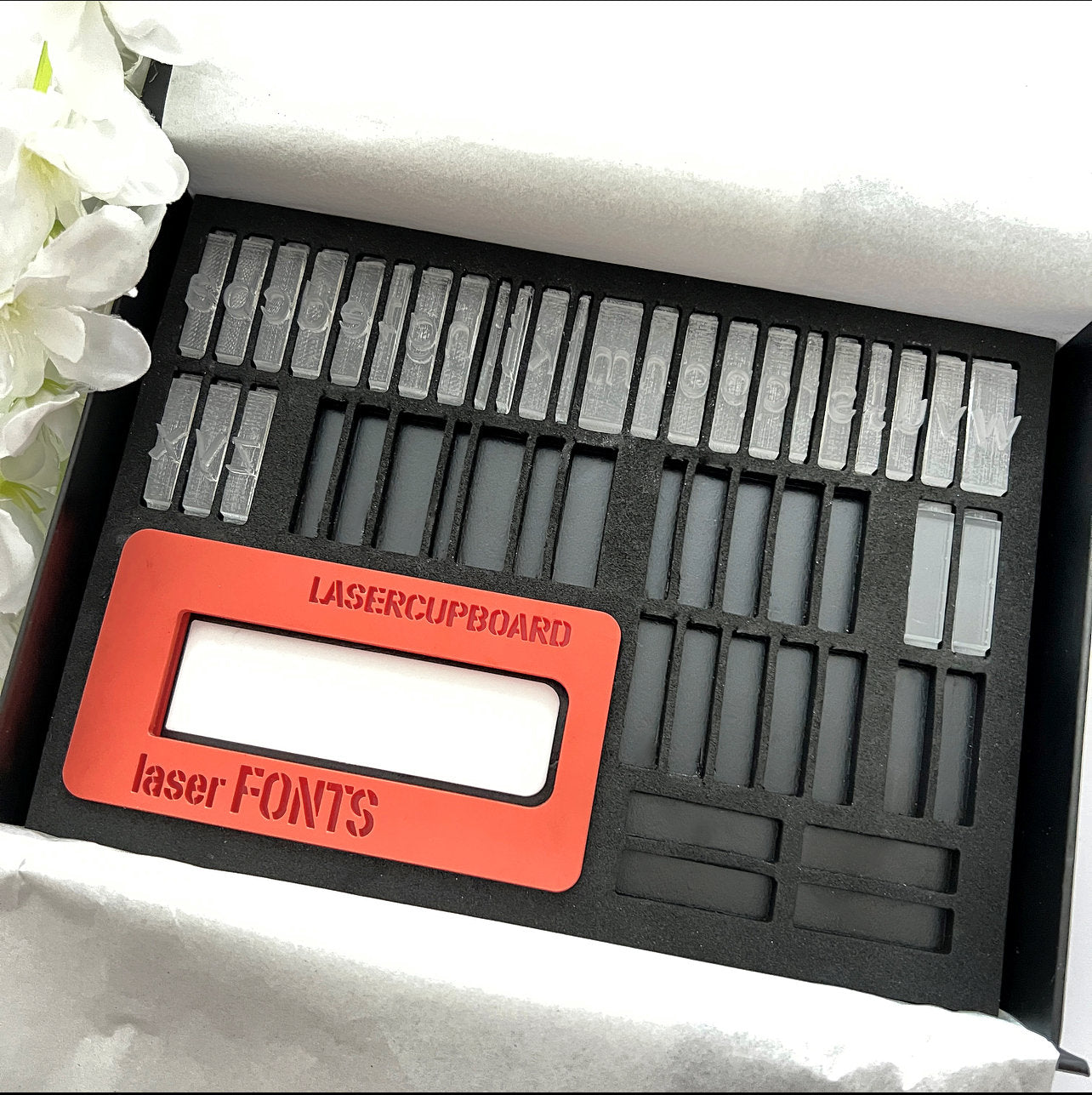 Laser Fonts - Standard Set - Lower & Uppercase image 1