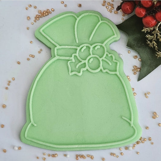 Christmas - Santa`s Sack Deboss and matching cutter image 0